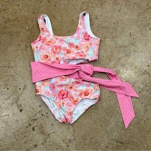 Cheeky Plum Swimsuit - Pink Lemonade 3T (fits like a 2t) NWOT